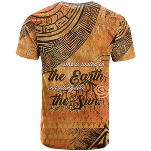 African Women T shirt With Tribal Pattern - African Pride