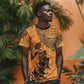 African Women T shirt With Tribal Pattern - African Pride