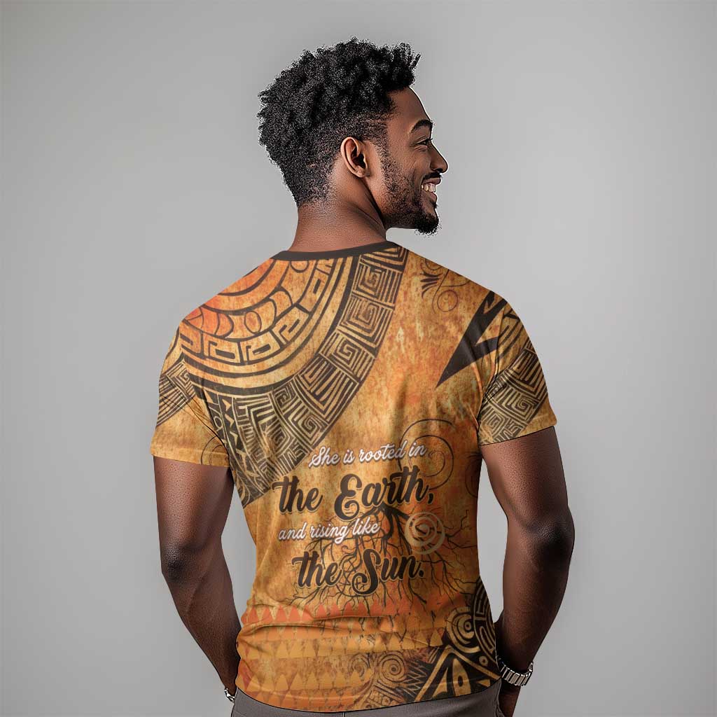 African Women T shirt With Tribal Pattern - African Pride