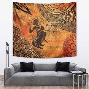 African Women Tapestry With Tribal Pattern - African Pride