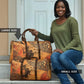 African Women Travel Bag She Is Rooted In The Earth and Rising Like The Sun