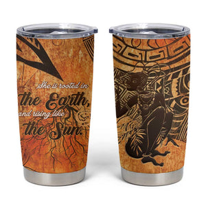 African Women Tumbler Cup With Tribal Pattern - African Pride