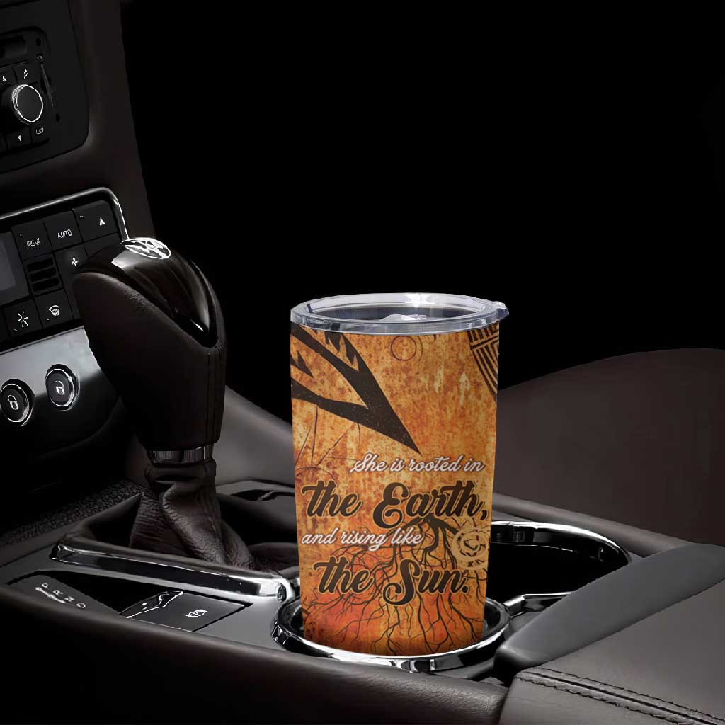 African Women Tumbler Cup With Tribal Pattern - African Pride