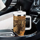 African Women Tumbler With Handle With Tribal Pattern - African Pride