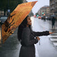 African Women Umbrella She Is Rooted In The Earth and Rising Like The Sun