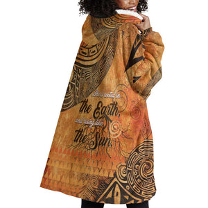 African Women Wearable Blanket Hoodie With Tribal Pattern - African Pride