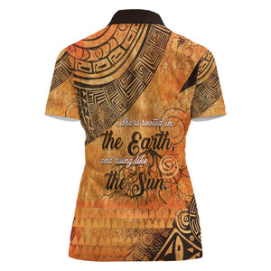 African Women Women Polo Shirt With Tribal Pattern - African Pride