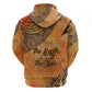 African Women Zip Hoodie With Tribal Pattern - African Pride