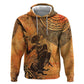 African Women Zip Hoodie With Tribal Pattern - African Pride