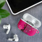 African Women AirPods Case Black Beautiful Brave and Bressed - Pink Color