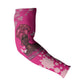 African Women Arm Sleeves Black Beautiful Brave and Bressed - Pink Color