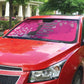 African Women Auto Sun Shade Black Beautiful Brave and Bressed - Pink Color