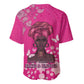 African Women Black Beautiful Brave and Bressed - Pink Color Baseball Jersey - African Pride