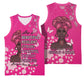 African Women Black Beautiful Brave and Bressed - Pink Color Basketball Jersey - African Pride