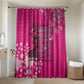 African Women Bathroom Set Black Beautiful Brave and Bressed - Pink Color