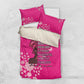 African Women Black Beautiful Brave and Bressed - Pink Color Bedding Set - African Pride