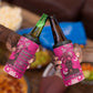 African Women Black Beautiful Brave and Bressed - Pink Color 4 in 1 Can Cooler Tumbler - African Pride
