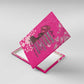 African Women Black Beautiful Brave and Bressed - Pink Color Canvas Wall Art - African Pride
