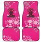 African Women Black Beautiful Brave and Bressed - Pink Color Car Mats - African Pride