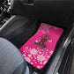 African Women Black Beautiful Brave and Bressed - Pink Color Car Mats - African Pride