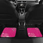 African Women Black Beautiful Brave and Bressed - Pink Color Car Mats - African Pride