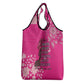 African Women Black Beautiful Brave and Bressed - Pink Color Grocery Bag - African Pride