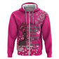 African Women Black Beautiful Brave and Bressed - Pink Color Hoodie - African Pride