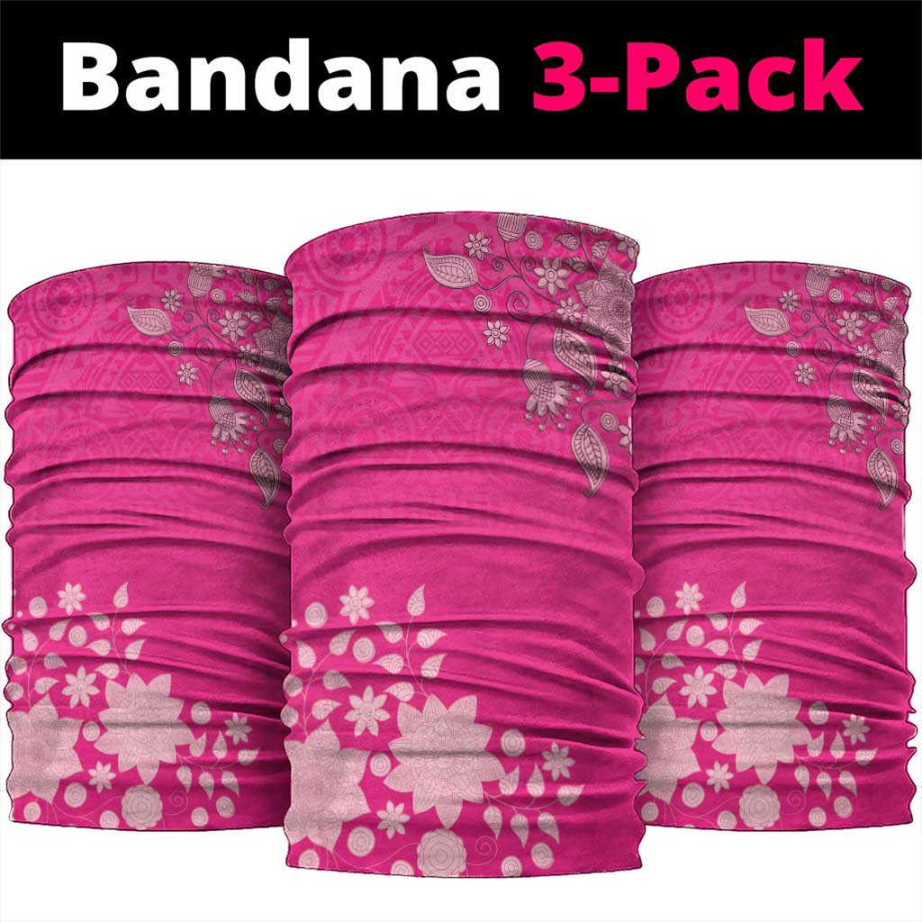 African Women Black Beautiful Brave and Bressed - Pink Color Neck Gaiter - African Pride