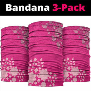 African Women Black Beautiful Brave and Bressed - Pink Color Neck Gaiter - African Pride