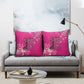 African Women Pillow Cover Black Beautiful Brave and Bressed - Pink Color