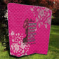 African Women Black Beautiful Brave and Bressed - Pink Color Quilt - African Pride