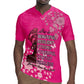African Women Black Beautiful Brave and Bressed - Pink Color Rugby Jersey - African Pride