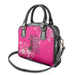 African Women Black Beautiful Brave and Bressed - Pink Color Shoulder Handbag - African Pride