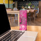 African Women Black Beautiful Brave and Bressed - Pink Color Skinny Tumbler - African Pride