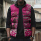 African Women Sleeveless Puffer Jacket Black Beautiful Brave and Bressed - Pink Color