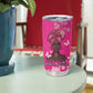 African Women Black Beautiful Brave and Bressed - Pink Color Tumbler Cup - African Pride