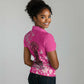 African Women Black Beautiful Brave and Bressed - Pink Color Women Polo Shirt - African Pride