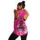 African Women Black Beautiful Brave and Bressed - Pink Color Women Racerback Tank - African Pride