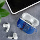 African Women AirPods Case Black Beautiful Brave and Bressed - Blue Color