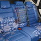 African Women Black Beautiful Brave and Bressed - Blue Color Back Car Seat Cover - African Pride