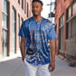 African Women Black Beautiful Brave and Bressed - Blue Color Baseball Jersey - African Pride