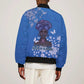 African Women Black Beautiful Brave and Bressed - Blue Color Bomber Jacket - African Pride