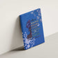 African Women Black Beautiful Brave and Bressed - Blue Color Canvas Wall Art - African Pride