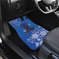 African Women Black Beautiful Brave and Bressed - Blue Color Car Mats - African Pride