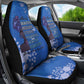 African Women Black Beautiful Brave and Bressed - Blue Color Car Seat Cover - African Pride