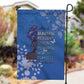 African Women Black Beautiful Brave and Bressed - Blue Color Garden Flag - African Pride