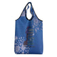 African Women Black Beautiful Brave and Bressed - Blue Color Grocery Bag - African Pride