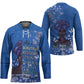 African Women Hockey Jersey Black Beautiful Brave and Bressed - Blue Color