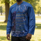 African Women Hockey Jersey Black Beautiful Brave and Bressed - Blue Color