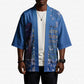 African Women Kimono Black Beautiful Brave and Bressed - Blue Color